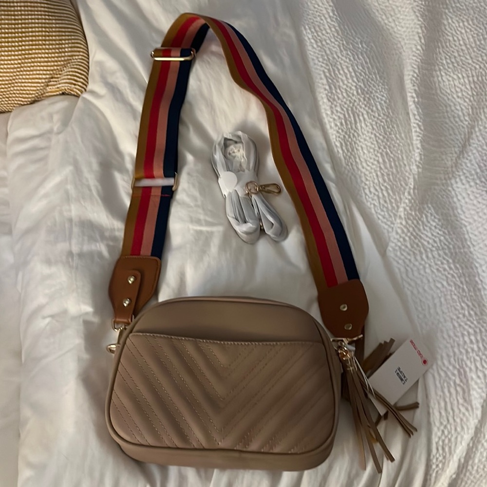 Taupe handbag